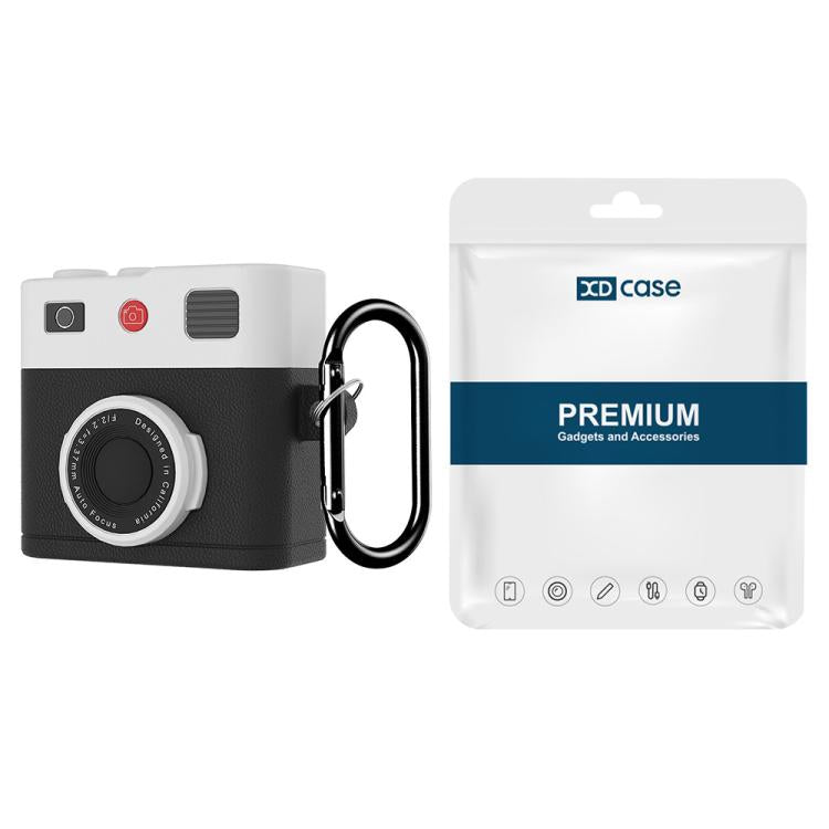 XDcase Retro Camera Style Silicone Earbuds Case, For AirPods Pro 3, For AirPods 4, For AirPods Pro 2