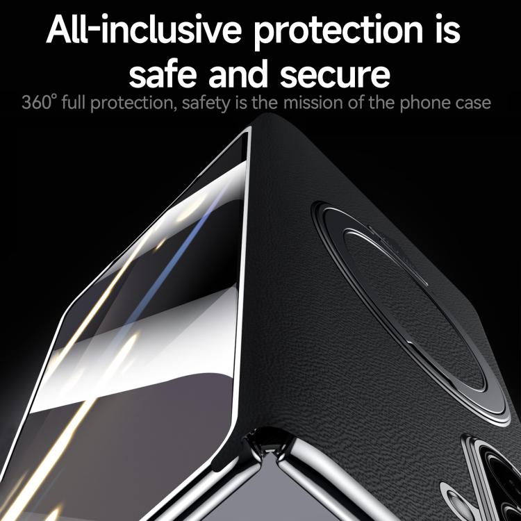 SULADA Genuine Leather Magnetic Case with 360° Stand & Built-In Screen Protector for Galaxy Z Fold8 Ultra / Z Fold7