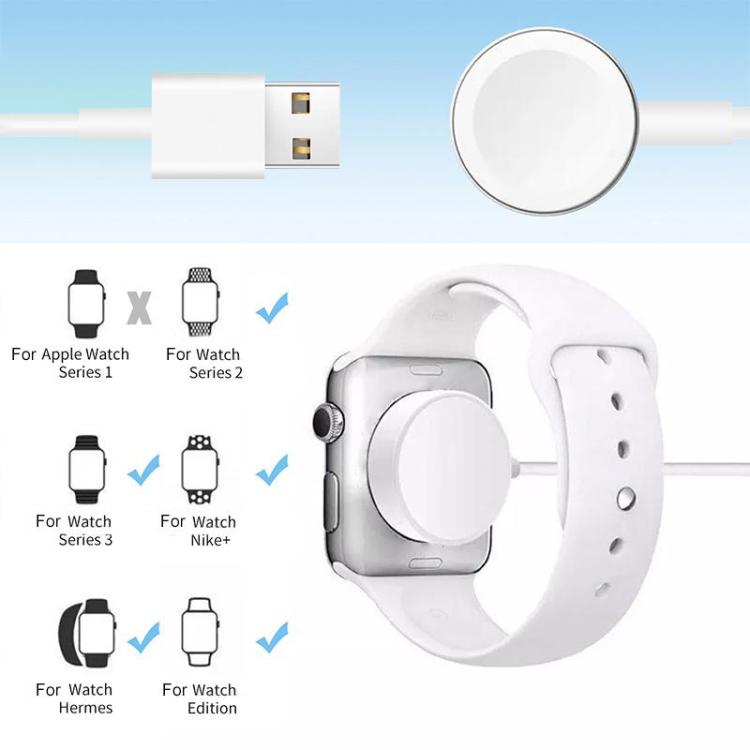 xDfind For Apple Watch Smart Watch Silicone Charging Holder and USB Charger Set, Silicone+USB (White), Silicone+USB (Black)