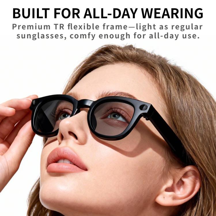 MT3 8MP Smart AI Glasses with Wi-Fi, Touch Control & Bluetooth Calling