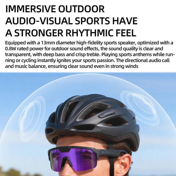 Q01 Outdoor Cycling Smart AI Glasses with 8MP Camera