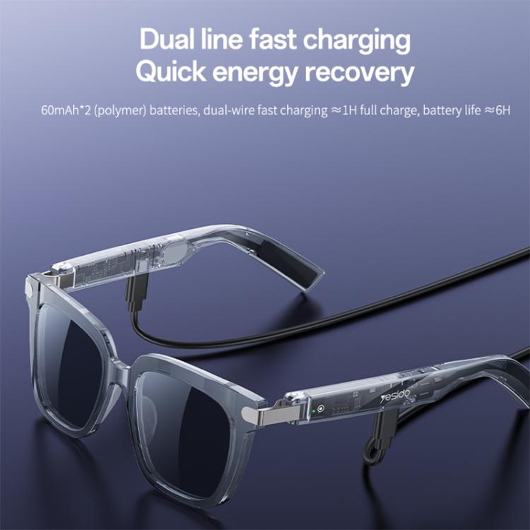 Yesido IO41 Smart Bluetooth Glasses with IP54 Water Resistance
