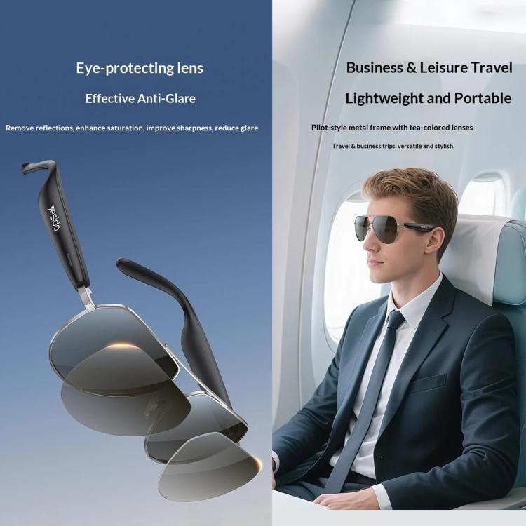 Yesido IO44 Smart Audio Glasses with Bluetooth 5.4 & Polarized Lenses
