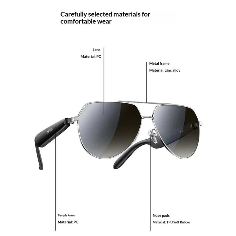 Yesido IO44 Smart Audio Glasses with Bluetooth 5.4 & Polarized Lenses
