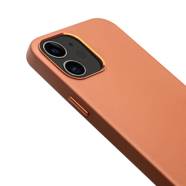 QIALINO Shockproof Cowhide Leather Protective Case, For iPhone 12 mini, For iPhone 12 Pro Max, For iPhone 12 / 12 Pro