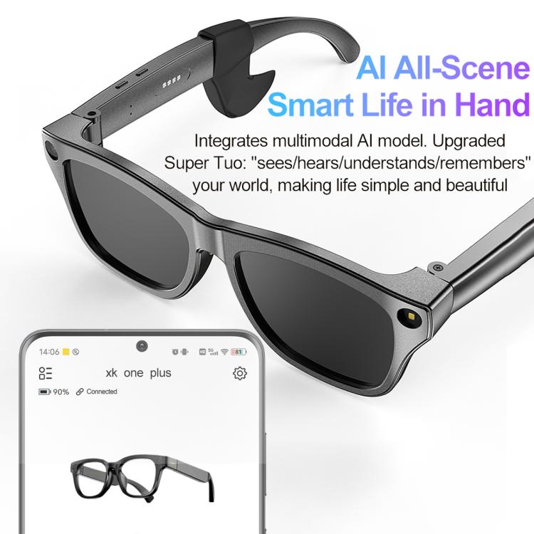XK One Pro 1080P AI Shooting Smart Glasses with 1MP Camera