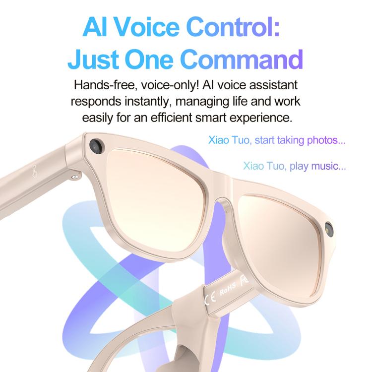 XK One Pro 1080P AI Shooting Smart Glasses with 1MP Camera