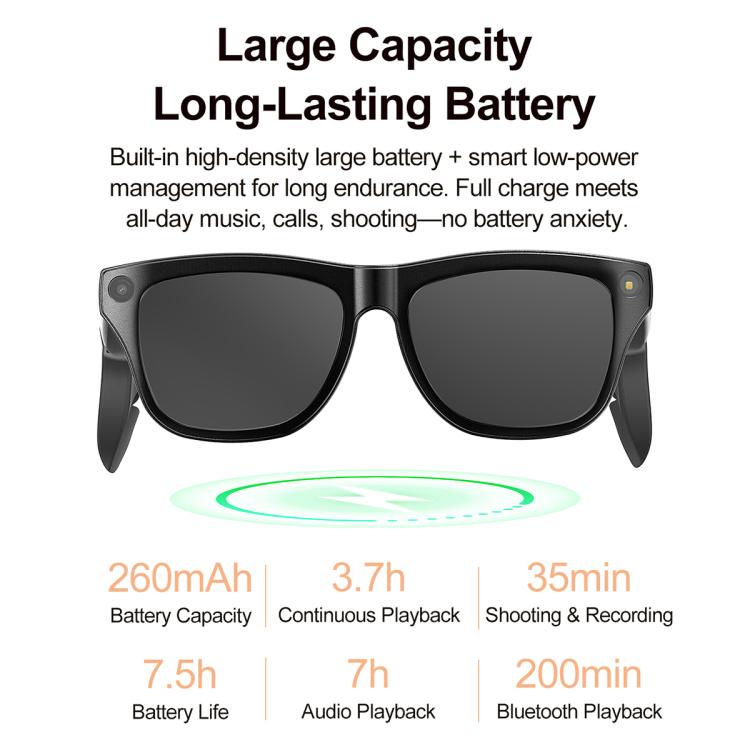 XK One Pro 1080P AI Shooting Smart Glasses with 1MP Camera