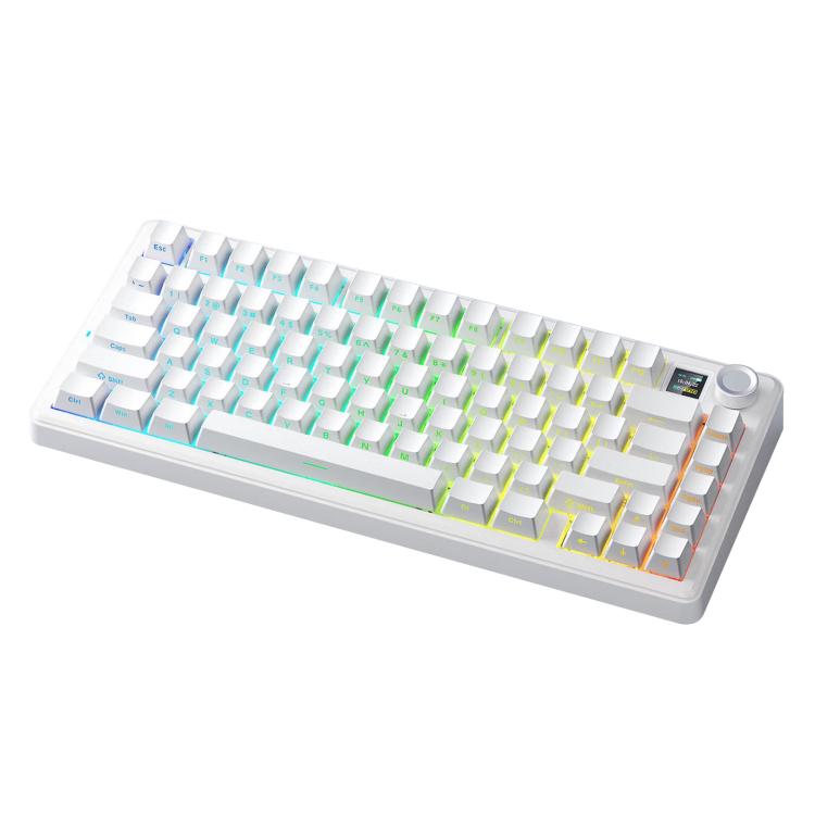 AULA F75MAX 80-Key Mechanical Keyboard – RGB, 2.4G/Bluetooth/Wired, 4000mAh