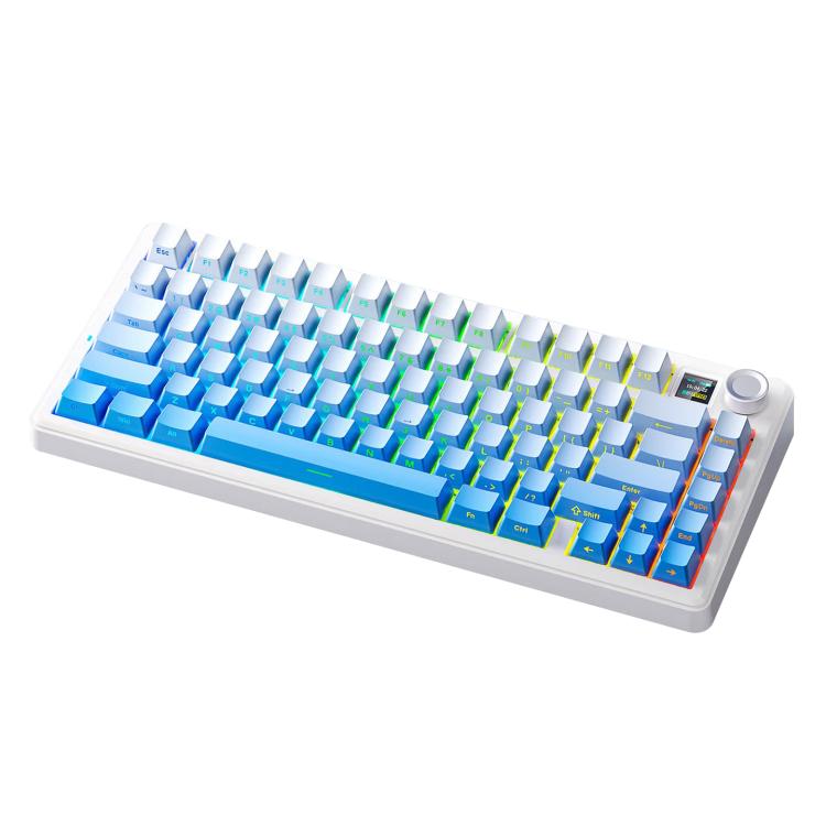 AULA F75MAX 80-Key Mechanical Keyboard – RGB, 2.4G/Bluetooth/Wired, 4000mAh