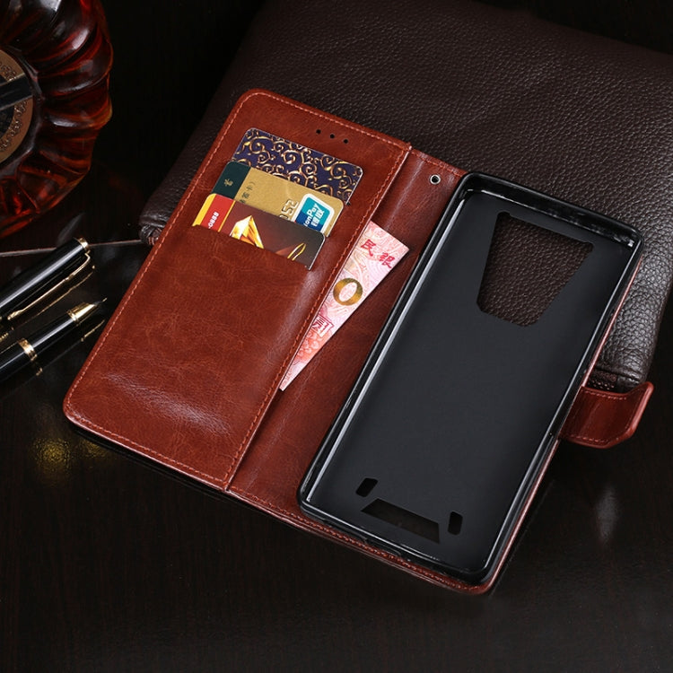 idewei Crazy Horse Texture Horizontal Flip Leather Case with Holder & Card Slots & Wallet, For Blackview BV6900, For Blackview BV9900 Pro, For Cubot Note 20