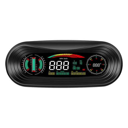 P18 GPS Car HUD Head-up Display Vehicle Speed / Voltage / Mileage, P18