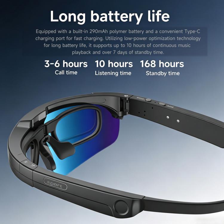 L805 Smart AI Cycling Glasses with 8MP Stabilization Camera