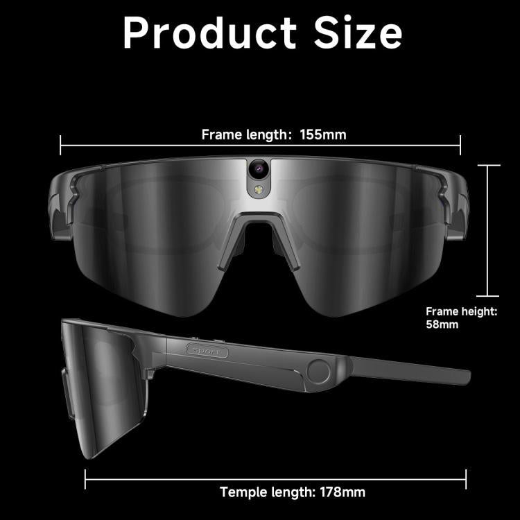 L805 Smart AI Cycling Glasses with 8MP Stabilization Camera