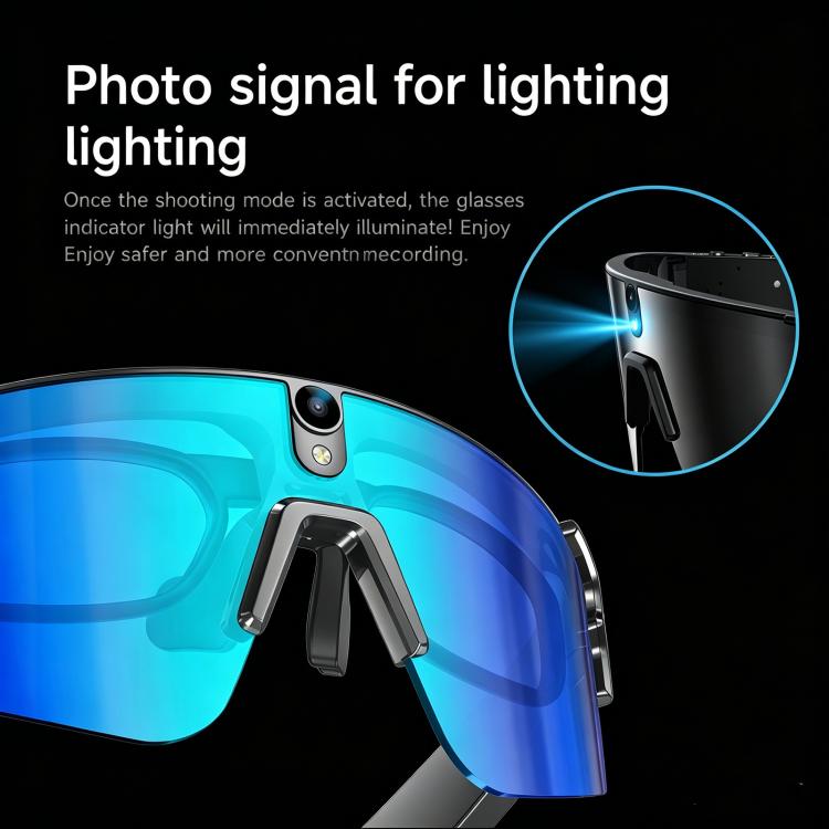 L805 Smart AI Cycling Glasses with 8MP Stabilization Camera