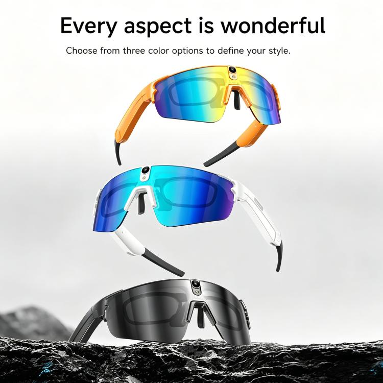 L805 Smart AI Cycling Glasses with 8MP Stabilization Camera
