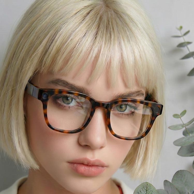 E06D 13MP Smart AI Glasses with 1080P 30FPS Video & Calling