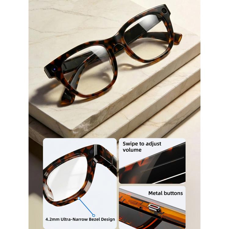 E06D 13MP Smart AI Glasses with 1080P 30FPS Video & Calling
