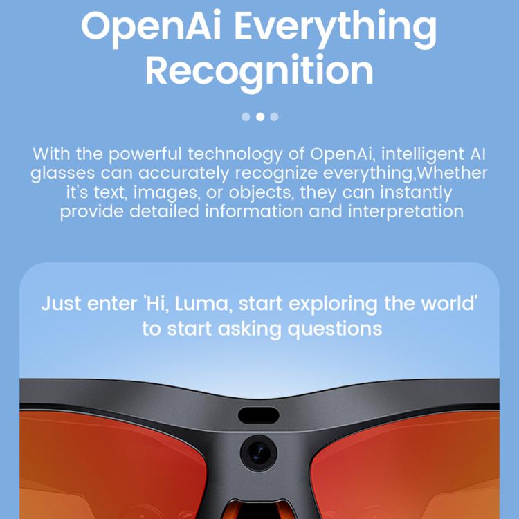E08 13MP Smart AI Cycling Glasses with 1080P 30FPS Video & Calling