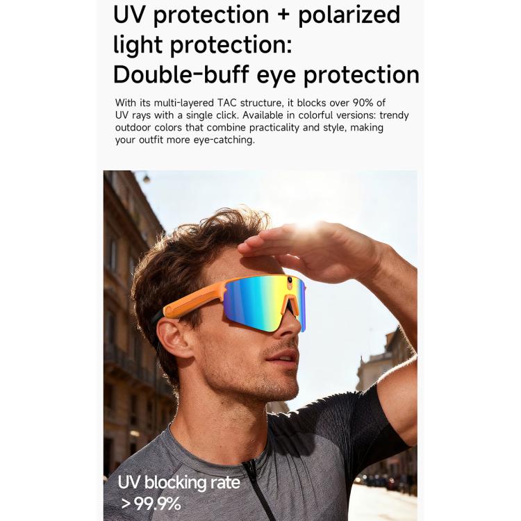 L085 8MP AI Cycling Smart Glasses with Noise Cancellation & Calling