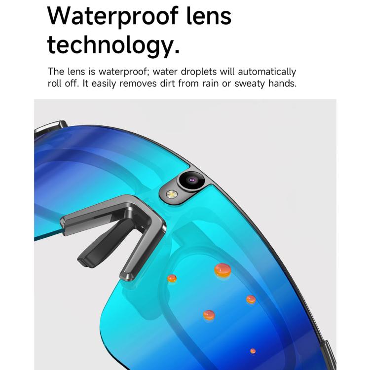 L085 8MP AI Cycling Smart Glasses with Noise Cancellation & Calling
