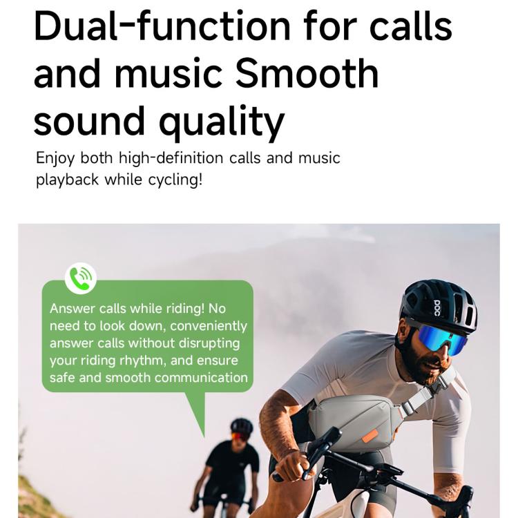 L085 8MP AI Cycling Smart Glasses with Noise Cancellation & Calling