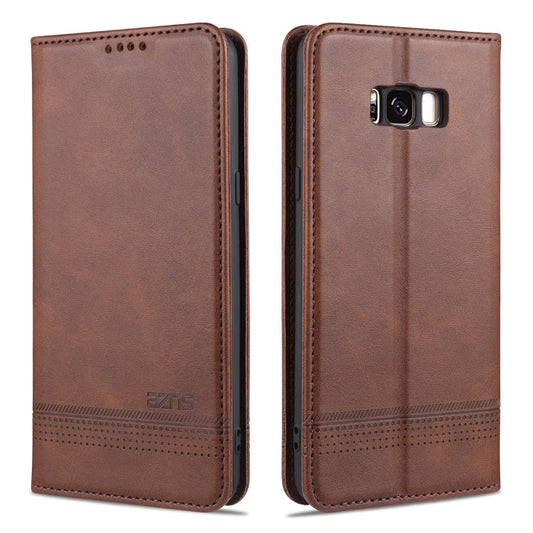 AZNS Magnetic Calf Texture Horizontal Flip Leather Case with Card Slots & Holder & Wallet, For Samsung Galaxy S8, For Samsung Galaxy S8+, For Samsung Galaxy S9, For Samsung Galaxy S9+