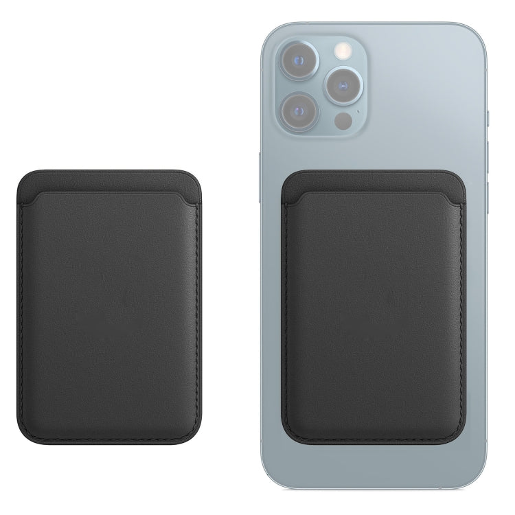 Leather Wallet Pouch Card Holder Card Case with Magsafing Magnetic for iPhone 17-12 Series