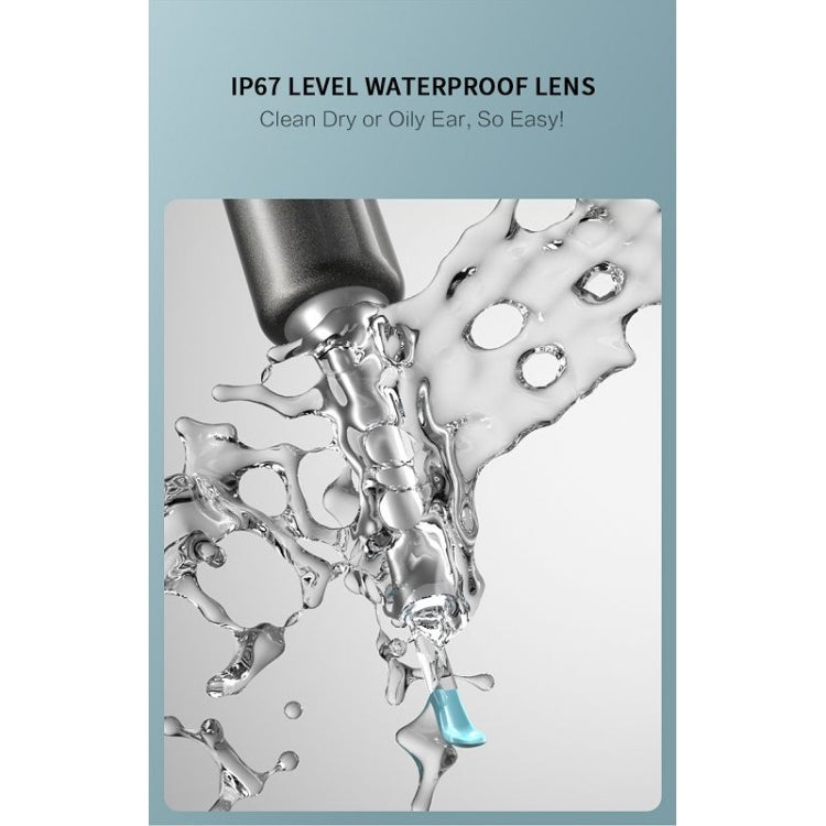 Bebird C3 Pro 2.4G 3.5mm Wireless Wifi High-definition Visual Ear Spoon 3 Million Pixels Out Ear Visual Ear Spoon(Black)