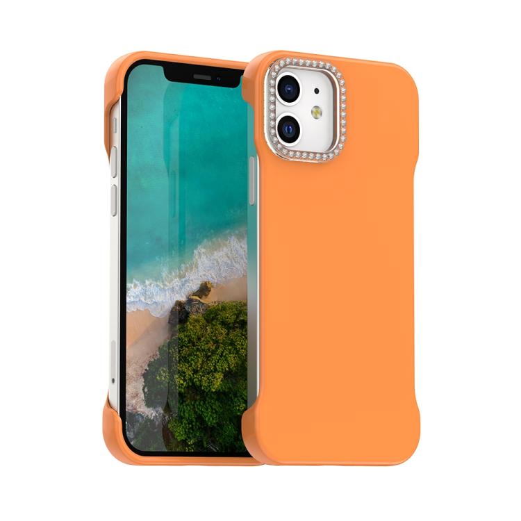 Candy Diamond Half-frame Frosted PC Hybrid TPU Phone Case, For iPhone 13, For iPhone 12, For iPhone 12 Pro Max
