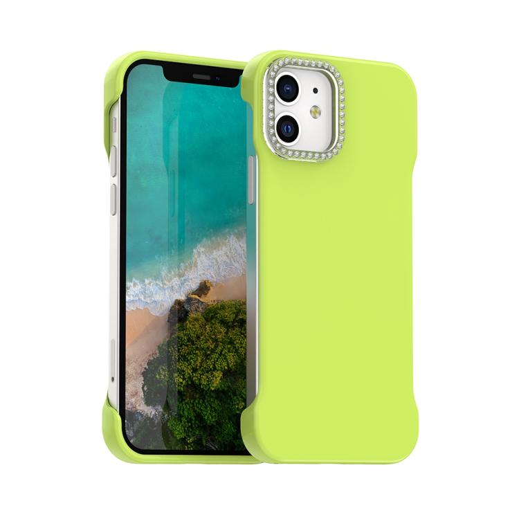 Candy Diamond Half-frame Frosted PC Hybrid TPU Phone Case, For iPhone 13, For iPhone 12, For iPhone 12 Pro Max