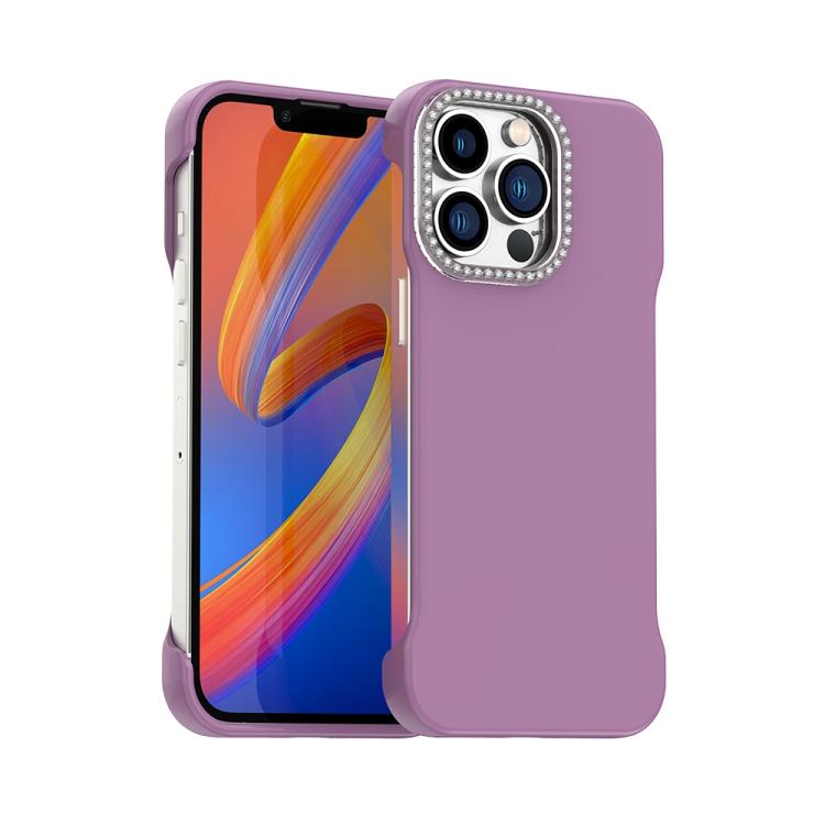 Candy Diamond Half-frame Frosted PC Hybrid TPU Phone Case, For iPhone 12 Pro, For iPhone 11 Pro Max, For iPhone 11