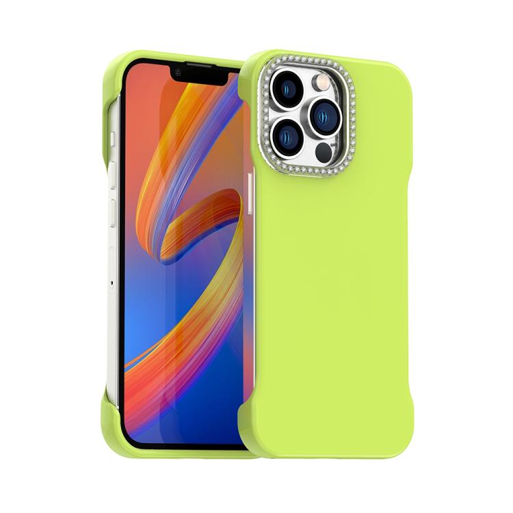 Candy Diamond Half-frame Frosted PC Hybrid TPU Phone Case, For iPhone 13, For iPhone 12, For iPhone 12 Pro Max