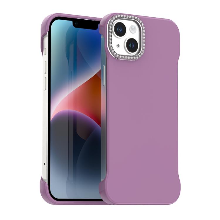 Candy Diamond Half-frame Frosted PC Hybrid TPU Phone Case, For iPhone 13, For iPhone 12, For iPhone 12 Pro Max