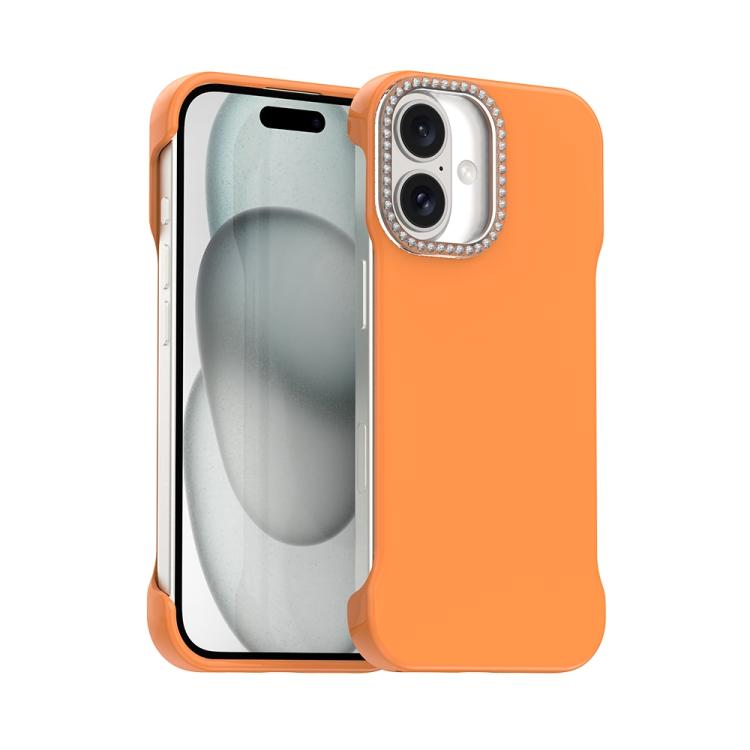 Candy Diamond Half-frame Frosted PC Hybrid TPU Phone Case, For iPhone 17 Pro Max, For iPhone 17 Pro, For iPhone 17