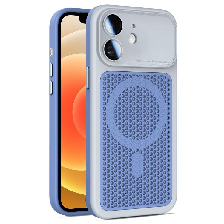 Armor Shield Mesh Cooling Magnetic Phone Case with Lens Film, For iPhone 12, For iPhone 12 Pro Max, For iPhone 12 Pro