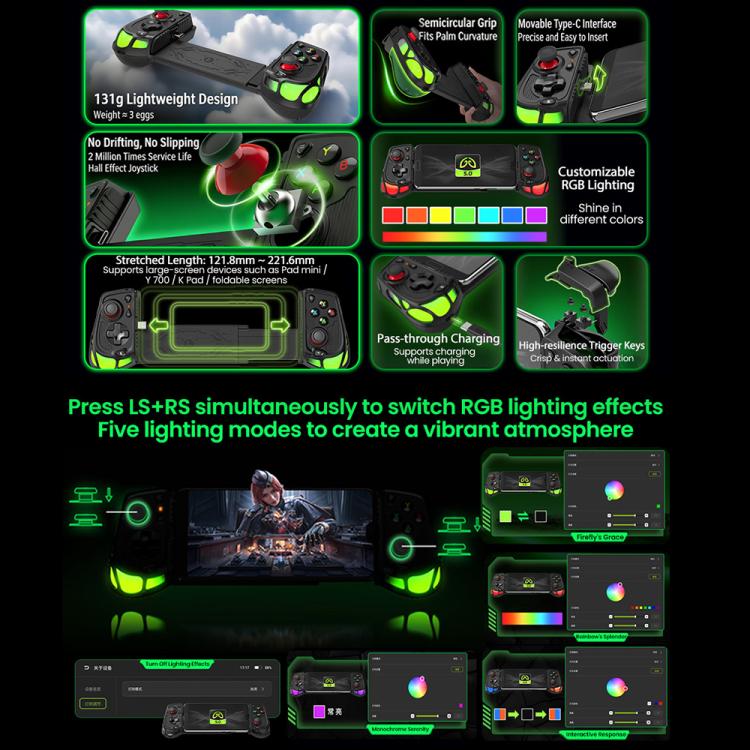 Gamwing AB05 Wired Type-C Gaming Controller
