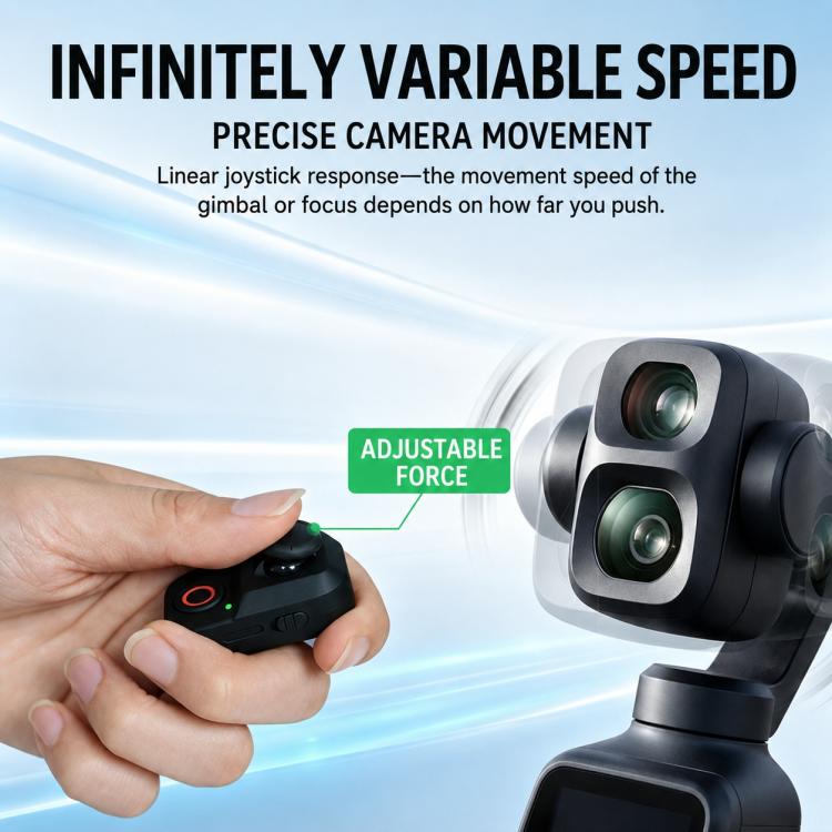 Xasurg Wireless Bluetooth Remote for DJI Osmo Pocket 4P / 4 / 3 – 15m Control