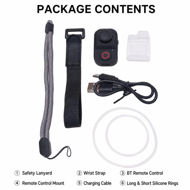Xasurg Wireless Bluetooth Remote for DJI Osmo Pocket 4P / 4 / 3 – 15m Control