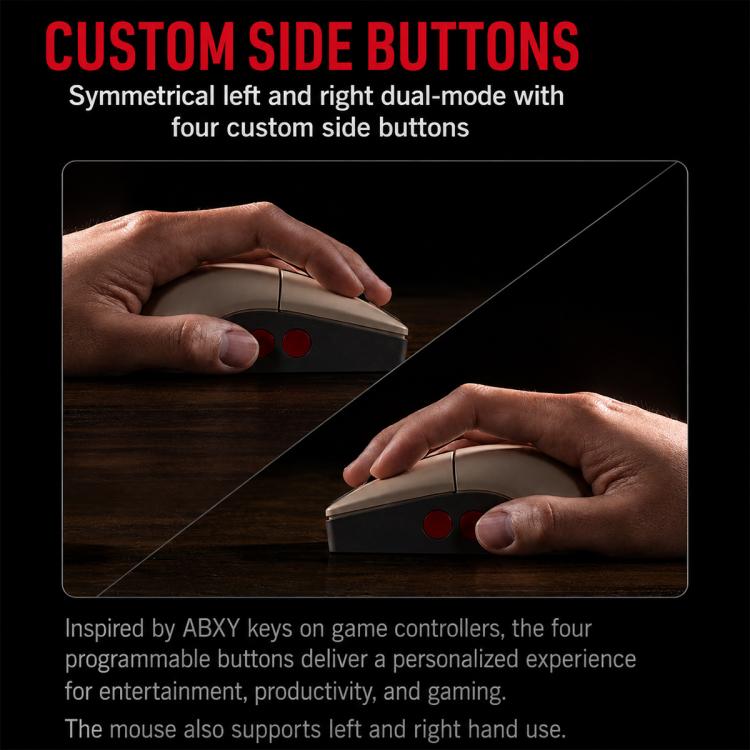 8BitDo Retro R8-C64 Edition Wireless Mouse – PAW3395, Tri-Mode, 8K Polling, Charging Dock