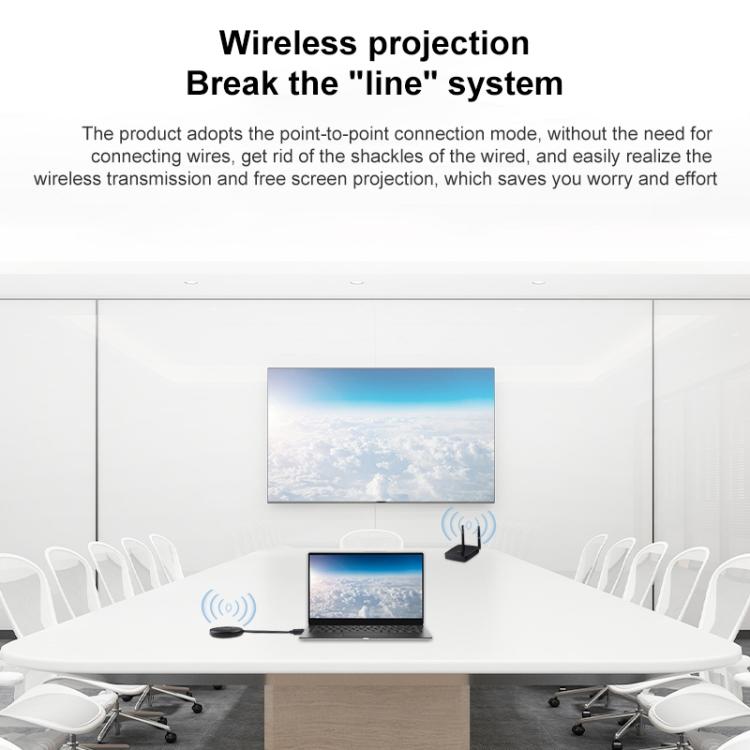Measy A20W Wireless HDMI Transmitter & Receiver Set – 50m, 4K, Dual Transmitters