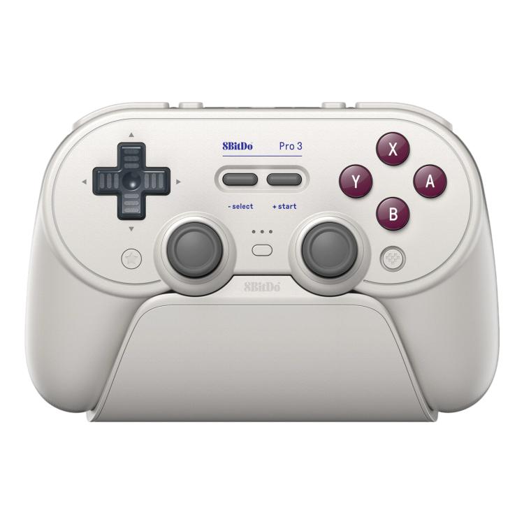 8BitDo Pro 3 Wireless Controller – TMR Joysticks, Dual Triggers, Charging Dock