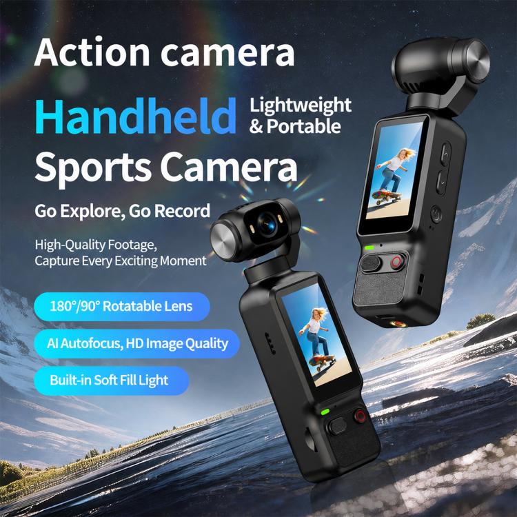 LK-032 Pocket Vlog Camera – 1080P, 180° Rotating Lens, 1.97″ HD Screen
