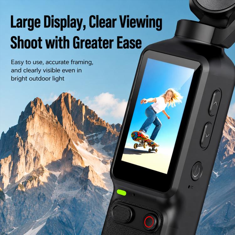 LK-032 Pocket Vlog Camera – 1080P, 180° Rotating Lens, 1.97″ HD Screen