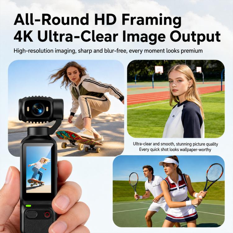 LK-032 Pocket Vlog Camera – 1080P, 180° Rotating Lens, 1.97″ HD Screen