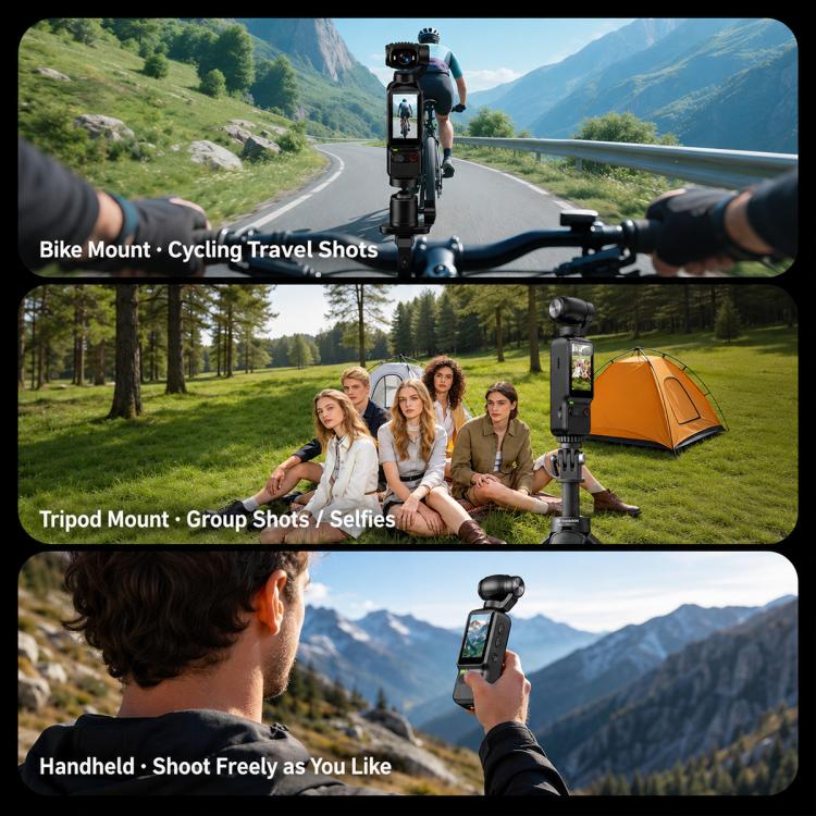 LK-032 Pocket Vlog Camera – 1080P, 180° Rotating Lens, 1.97″ HD Screen