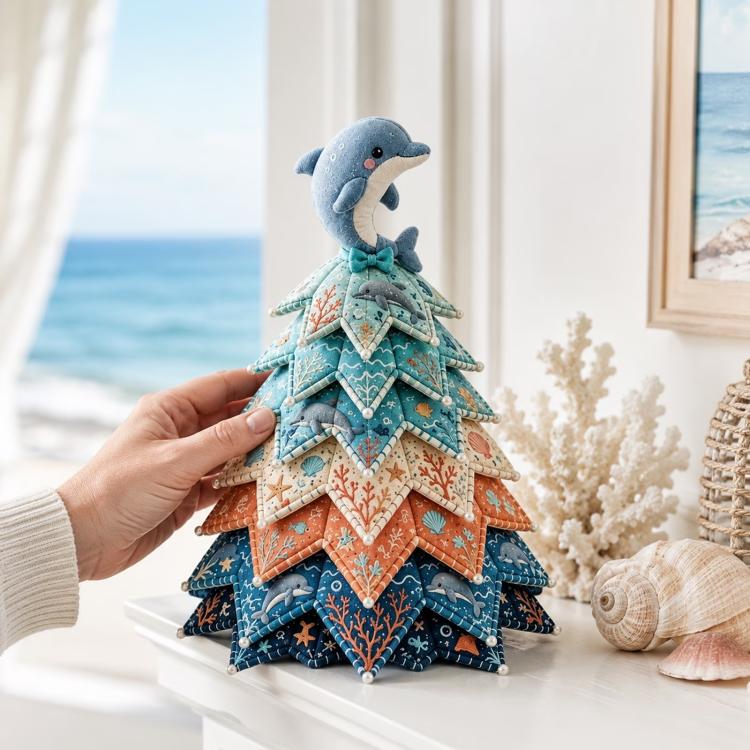 Ocean Friends DIY Patchwork Christmas Tree Kit