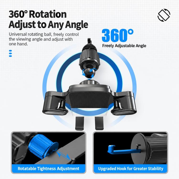 Car Navigation Phone Holder, CA-05, CA-07 Gravity Dual Air Outlet, CA-08 Gravity Suction Cup, CA-09 Gravity Retractable Suction Cup