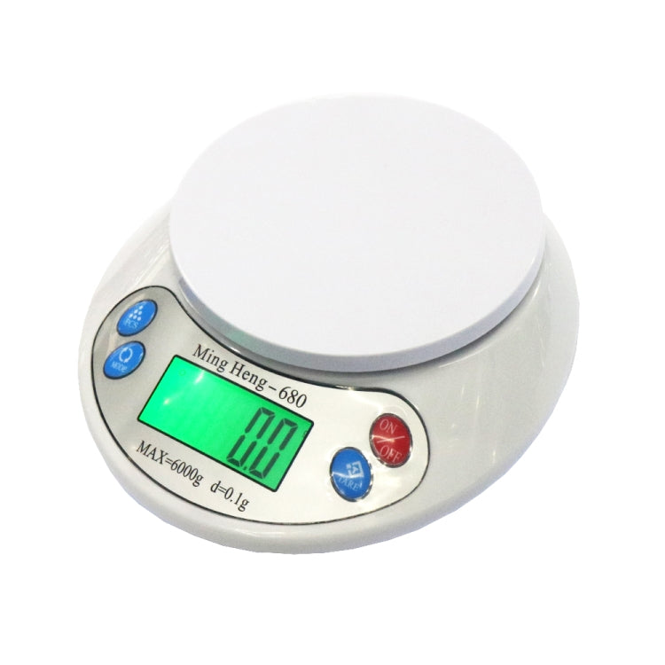 MH-680 6000g x 0.1g 2.2 inch LCD Digital Electronic Kitchen Scale, MH-680 6kg x 0.1g