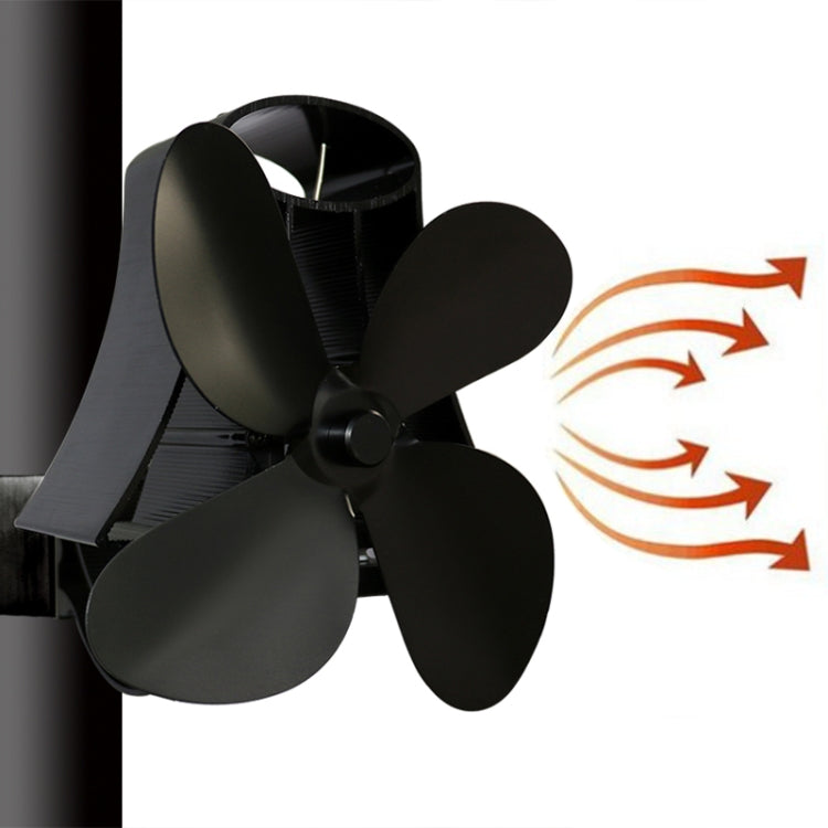 YL-105 4-Blade Aluminum Heat Powered Fireplace Stove Fan, YL-105 (Silver), YL-105(White), YL-105 (Black), YL-105 (Bronze), YL-105 (Grey), YL-105 (Gold), YL-105 (Rose Red)